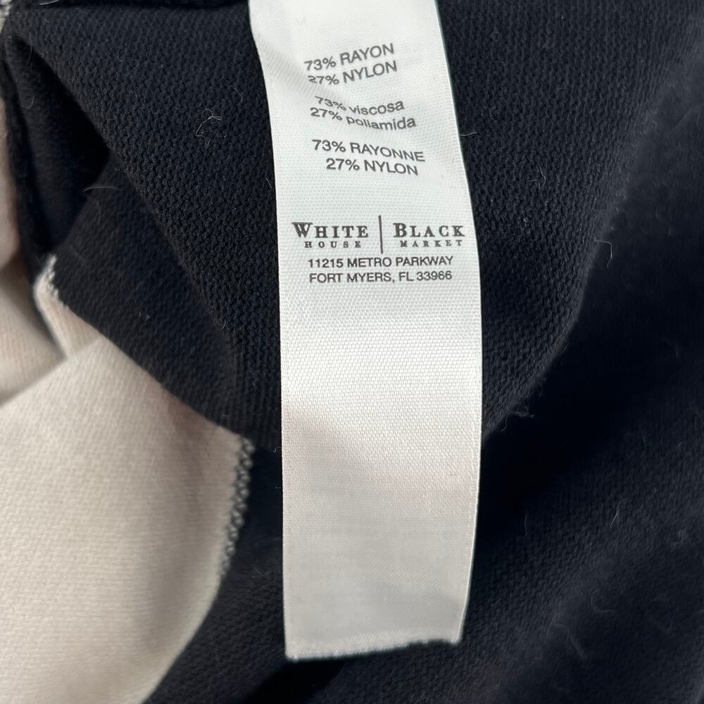 WHBM asymmetrical color block tunic sweater - image 5